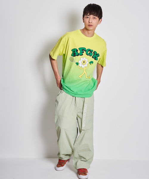 A FEW GOOD KIDS(ア フュー グッド キッズ)の「AFGK-38.SSTEE/アフューグッドキッズ 半袖Tシャツ(Tシャツ/カットソー・メンズ・ホワイト/イエロー・XL/L)」の17枚目の写真