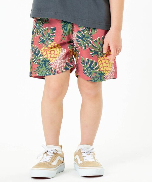 F.O.KIDS(エフオーキッズ)の「リップストップ総柄ショーツ 4分丈(その他パンツ・キッズ・レインボー/カモフラージュ/レッド/ブラック/カーキ/ネイビー・100/140/80/90/95/110/120/130)」の1枚目の写真