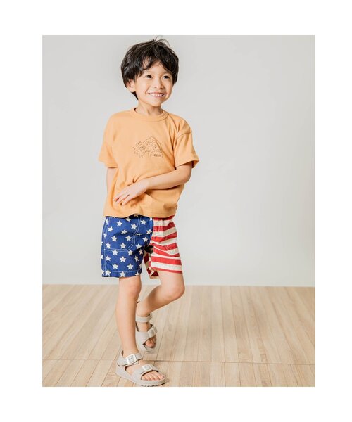 F.O.KIDS(エフオーキッズ)の「リップストップ総柄ショーツ 4分丈(その他パンツ・キッズ・レインボー/カモフラージュ/レッド/ブラック/カーキ/ネイビー・100/140/80/90/95/110/120/130)」の11枚目の写真
