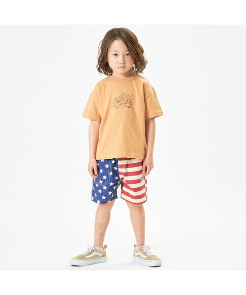 F.O.KIDS(エフオーキッズ)の「リップストップ総柄ショーツ 4分丈(その他パンツ・キッズ・レインボー/カモフラージュ/レッド/ブラック/カーキ/ネイビー・100/140/80/90/95/110/120/130)」の13枚目の写真