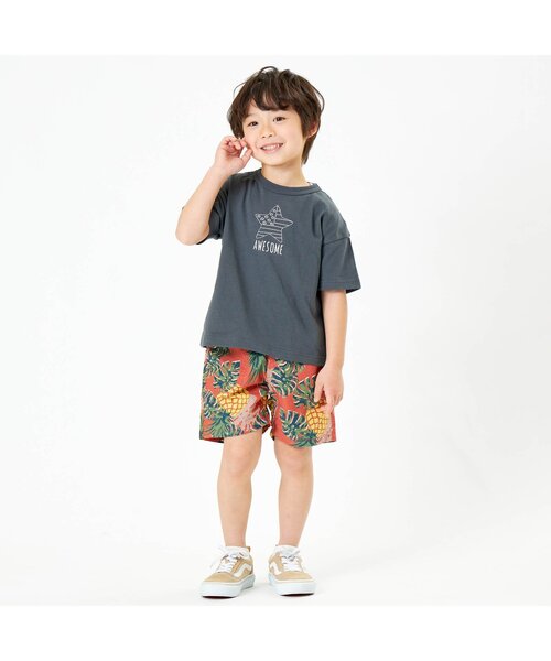 F.O.KIDS(エフオーキッズ)の「リップストップ総柄ショーツ 4分丈(その他パンツ・キッズ・レインボー/カモフラージュ/レッド/ブラック/カーキ/ネイビー・100/140/80/90/95/110/120/130)」の14枚目の写真