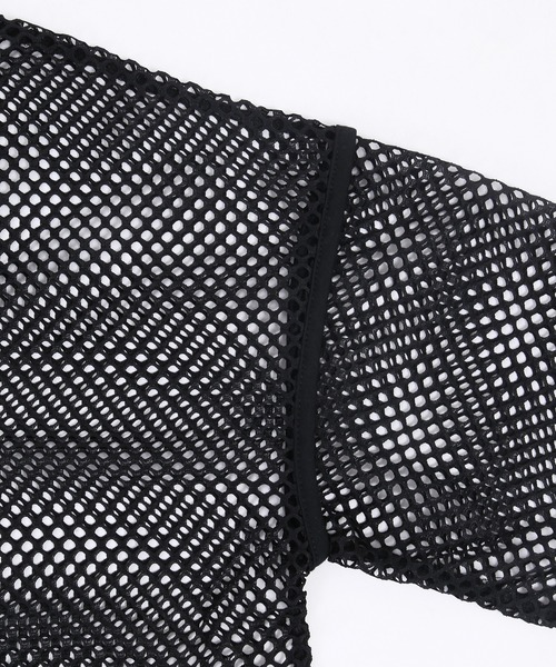 WC（ダブル シー）の「カラーメッシュビッグロンT（Tシャツ/カットソー・レディース・ホワイト/ブラック/ピンク・FREE）」の10枚目の写真