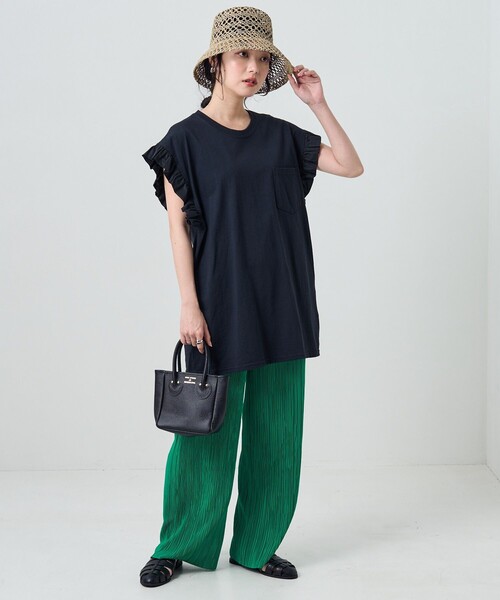 FREAK'S STORE（フリークスストア）の「CONTROL FREAK/コントロールフリーク 透かしバケットハット（ハット・レディース・ブラック/ナチュラル・ONE SIZE）」の14枚目の写真