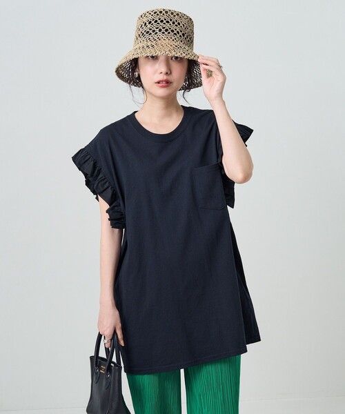 FREAK'S STORE（フリークスストア）の「CONTROL FREAK/コントロールフリーク 透かしバケットハット（ハット・レディース・ブラック/ナチュラル・ONE SIZE）」の13枚目の写真