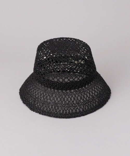 FREAK'S STORE（フリークスストア）の「CONTROL FREAK/コントロールフリーク 透かしバケットハット（ハット・レディース・ブラック/ナチュラル・ONE SIZE）」の4枚目の写真