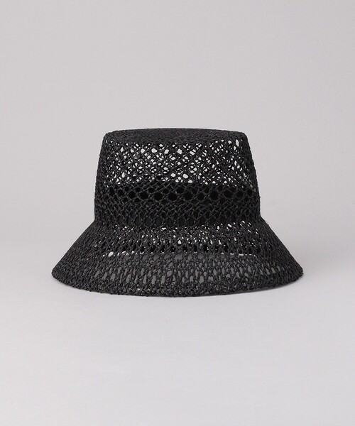 FREAK'S STORE（フリークスストア）の「CONTROL FREAK/コントロールフリーク 透かしバケットハット（ハット・レディース・ブラック/ナチュラル・ONE SIZE）」の6枚目の写真