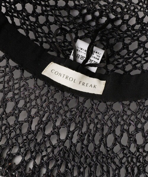 FREAK'S STORE（フリークスストア）の「CONTROL FREAK/コントロールフリーク 透かしバケットハット（ハット・レディース・ブラック/ナチュラル・ONE SIZE）」の12枚目の写真