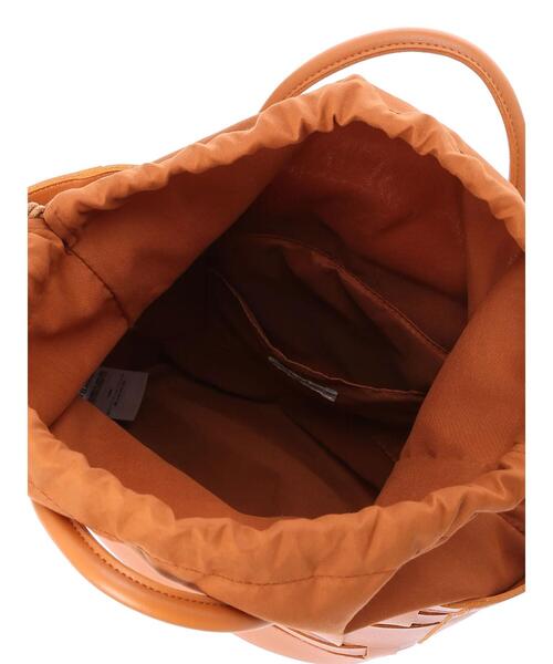 earth music&ecology（アースミュージックアンドエコロジー）の「巾着付きカットワークバッグ（トートバッグ・レディース・ブラック/キャメル・FREE）」の14枚目の写真