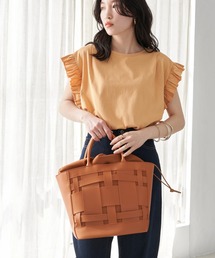 earth music&ecology | 巾着付きカットワークバッグ(トートバッグ)