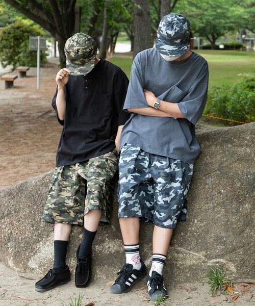 kutir(クティール)の「迷彩カーゴショーツ(カーゴパンツ・メンズ・ブラウン/グレー/グリーン・SMALL/MEDIUM/LARGE)」の15枚目の写真