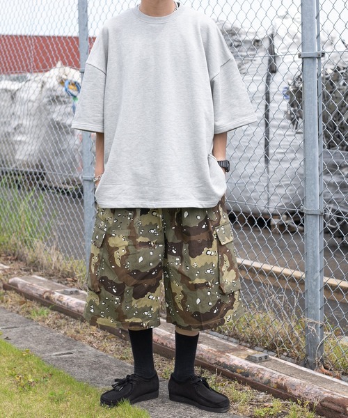 kutir(クティール)の「迷彩カーゴショーツ(カーゴパンツ・メンズ・ブラウン/グレー/グリーン・SMALL/MEDIUM/LARGE)」の16枚目の写真