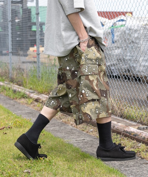 国内発送/関税込☆URKOOL☆迷彩 カモ カーゴ ショーツ☆ 楽天市場】ショートパンツ メンズ カーゴパンツ カモフラ ハーフ