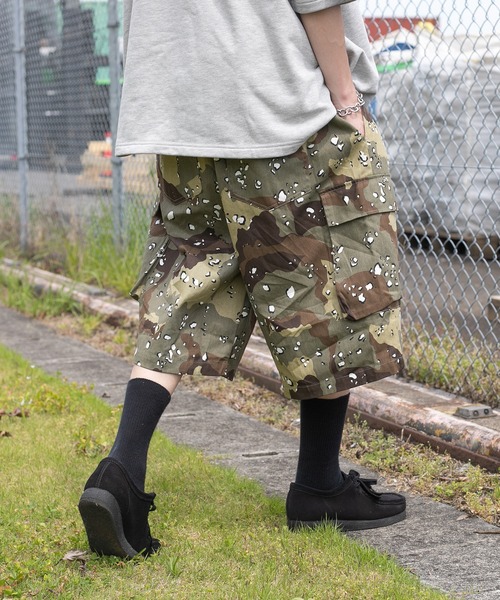 kutir(クティール)の「迷彩カーゴショーツ(カーゴパンツ・メンズ・ブラウン/グレー/グリーン・SMALL/MEDIUM/LARGE)」の21枚目の写真
