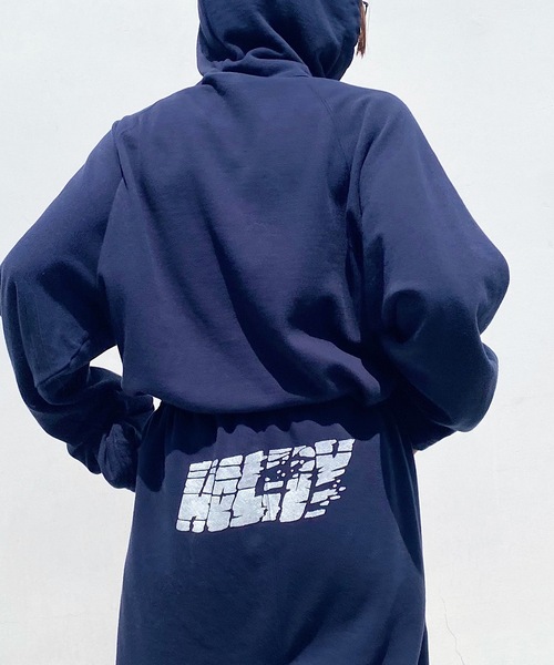 HOLIDAY(ホリデイ)の「MINI SWEAT BAGGY PANTS ミニスウェットバギーパンツ(スウェットパンツ・レディース・ネイビー/シルバーグレー・ONE SIZE)」の19枚目の写真