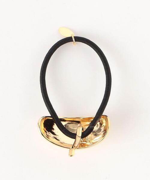 green label relaxing（グリーンレーベルリラクシング）の「【WEB限定】メタルラウンドカバー ヘアカフ ヘアゴム 2（ヘアゴム・レディース・シルバー/ゴールド・FREE）」の3枚目の写真