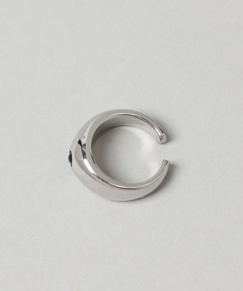 HARE（ハレ）の「ミニマルストーンリング(HARE)（リング・メンズ・シルバー・18号）」の4枚目の写真