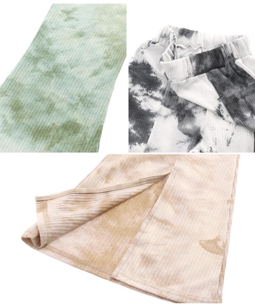 ANAP(アナップ)の「タイダイリブスリットフレアパンツ(その他パンツ・レディース・ベージュ/グリーン/ブラック・FREE)」の9枚目の写真