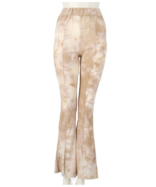 ANAP(アナップ)の「タイダイリブスリットフレアパンツ(その他パンツ・レディース・ベージュ/グリーン/ブラック・FREE)」の7枚目の写真