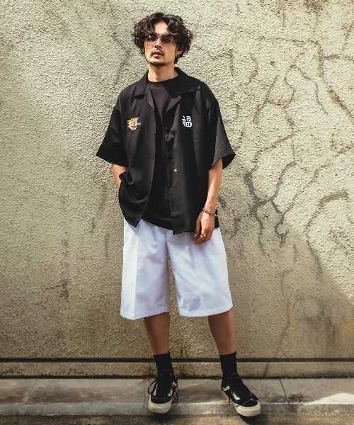 improves(インプローブス)の「ビッグサイズ スケーター チノ ショートパンツ(チノパンツ・メンズ・ブラック/グリーン/イエロー/オフホワイト/ブルー・LARGE/MEDIUM)」の20枚目の写真