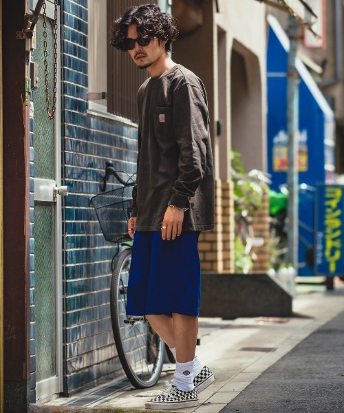 improves(インプローブス)の「ビッグサイズ スケーター チノ ショートパンツ(チノパンツ・メンズ・ブラック/グリーン/イエロー/オフホワイト/ブルー・LARGE/MEDIUM)」の15枚目の写真