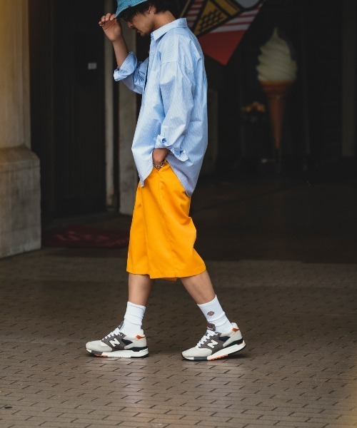 improves(インプローブス)の「ビッグサイズ スケーター チノ ショートパンツ(チノパンツ・メンズ・ブラック/グリーン/イエロー/オフホワイト/ブルー・LARGE/MEDIUM)」の21枚目の写真