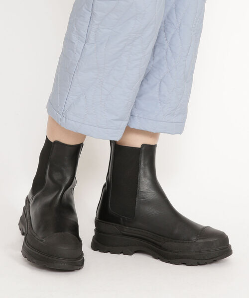 Ray BEAMS（レイビームス）の「REMME / サイドゴア ブーツ（ブーツ・レディース・ブラック/グリーン・38/36/39/37/35）」の8枚目の写真