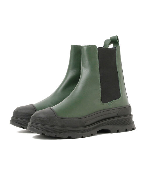 Ray BEAMS（レイビームス）の「REMME / サイドゴア ブーツ（ブーツ・レディース・ブラック/グリーン・38/36/39/37/35）」の18枚目の写真