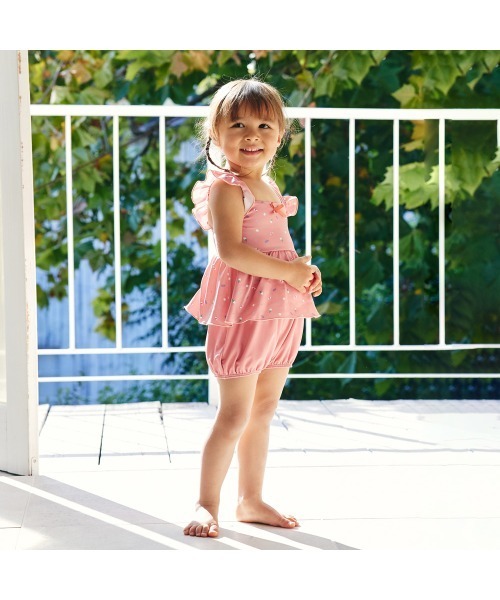 10mois(ディモワ)の「【10mois(ディモワ)】 スイムウェア(水着・キッズ・ピンク/イエロー・95㎝/85㎝/105cm)」の12枚目の写真