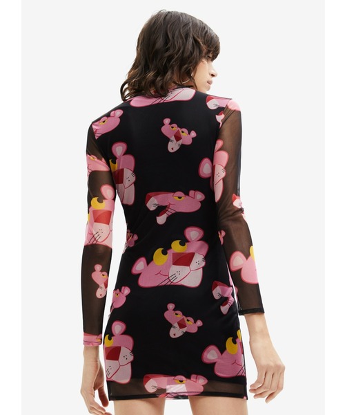 Desigual(デシグアル)の「Pink Panther ショートワンピース(ワンピース・レディース・ブラック・L/M/S/XL/XS)」の3枚目の写真