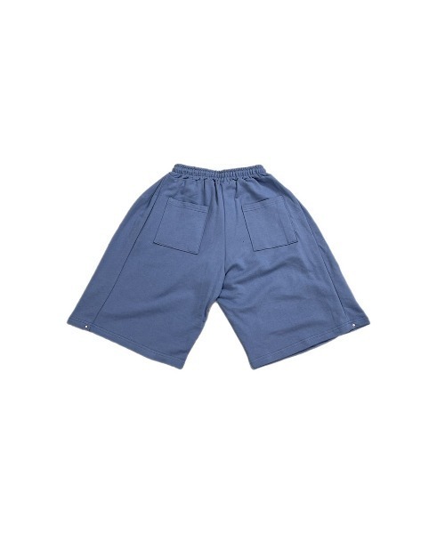 Chikashitsu +（チカシツプラス）の「【Chikashitsu +/チカシツプラス】side button sweat shorts/サイドボタン スウェットパンツ スウェット ハーフパンツ（スウェットパンツ・メンズ・ブラック/ブルー/グレー・ONE SIZE）」の21枚目の写真