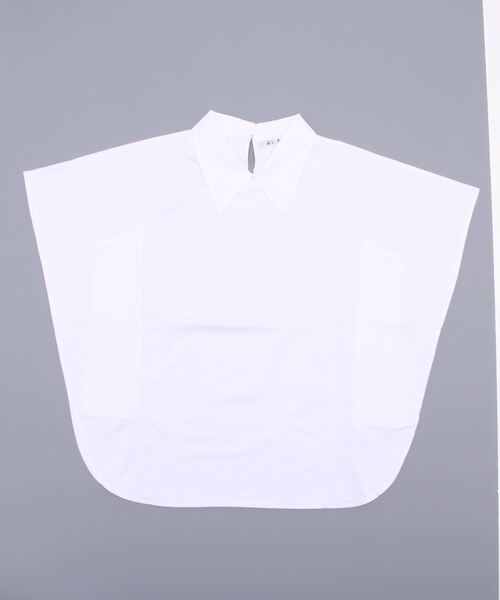 LBC（エルビーシー）の「シルケット襟デザインプルオーバー（Tシャツ/カットソー・レディース・ライトグレー/ホワイト/ブラック・M）」の7枚目の写真