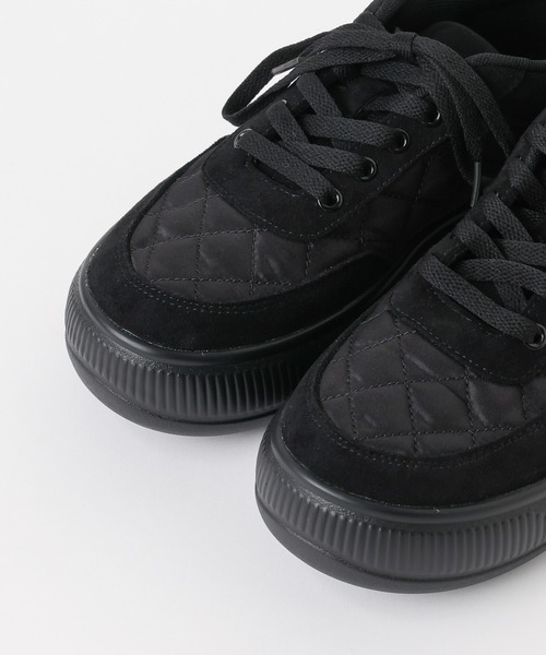WEGO（ウィゴー）の「WEGO/キルティングスニーカー（スニーカー・レディース・オフホワイト/ブラック・MEDIUM/LARGE）」の7枚目の写真