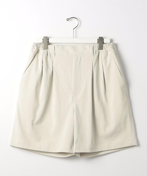wonderland(ワンダーランド)の「<wonderland> 2TUCK SHORTS/ショートパンツ(その他パンツ・メンズ・ブラック/オフホワイト・1/0)」の1枚目の写真