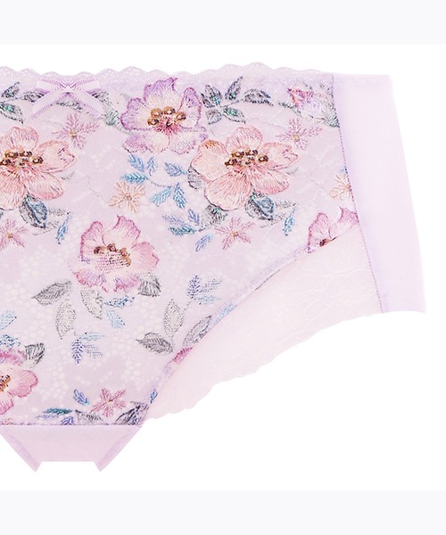 Triumph(トリンプ)の「恋するブラ563 ボーイズレングスTR563 PT(ショーツ・レディース・パープル/ブラウン・M/L)」の4枚目の写真