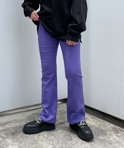 PAGEBOY（ページボーイ）の「フレアフィットジーンズ（デニムパンツ・レディース・ブラック/インディゴブルー/ロイヤルブルー/ブラック系その他・24inch/25inch/26inch/27inch）」の20枚目の写真