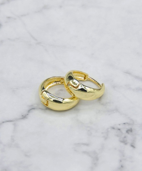 me+em select（ミームセレクト）の「minimal hoop pierce ／ ミニマルフープピアス（ピアス（両耳用）・レディース・シルバー/ゴールド・FREE）」の16枚目の写真