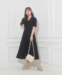 ANDGEEBEE | フレアリブワンピ(ワンピース)