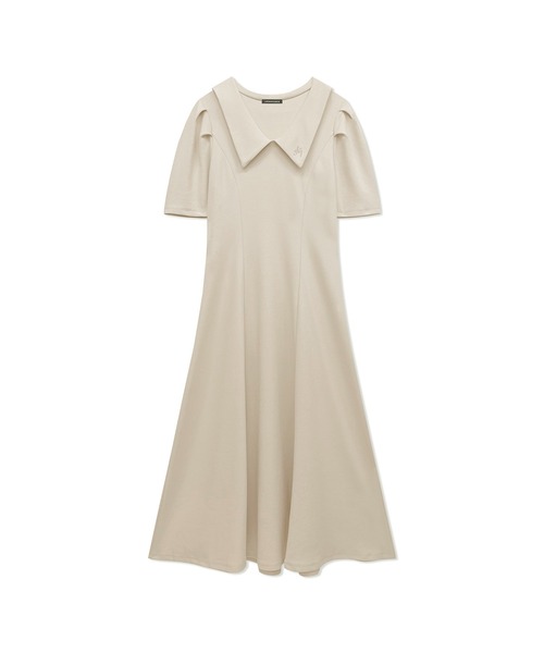 ANDGEEBEE（アンジービー）の「フレアリブワンピ（ワンピース・レディース・ベージュ/ブラック・MEDIUM）」の21枚目の写真