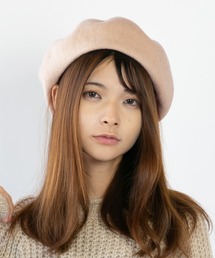 14+ | バスクシンプルベレー帽(ハンチング/ベレー帽)