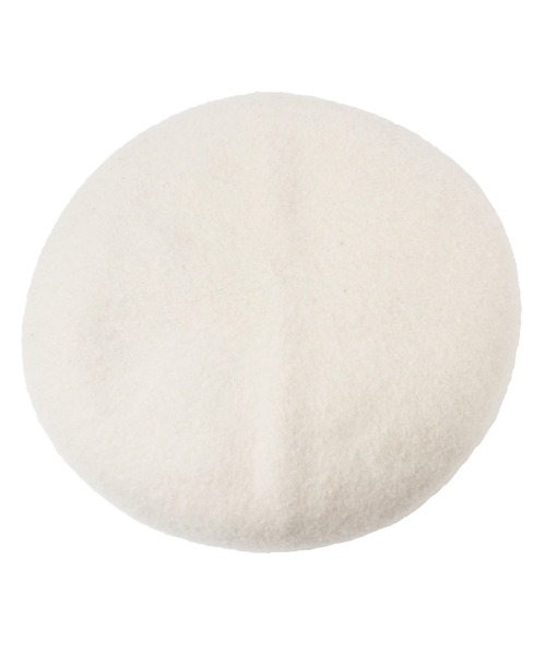 14+（イチヨンプラス）の「バスクシンプルベレー帽（ハンチング/ベレー帽・レディース・ブラック/ベージュ/パープル/オフホワイト/ミント・FREE）」の2枚目の写真