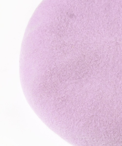 14+（イチヨンプラス）の「バスクシンプルベレー帽（ハンチング/ベレー帽・レディース・ブラック/ベージュ/パープル/オフホワイト/ミント・FREE）」の9枚目の写真