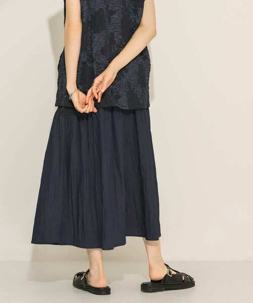 KBF(ケイビーエフ)の「パネルミディスカート(スカート・レディース・アイボリー/ネイビー・ONE)」の11枚目の写真