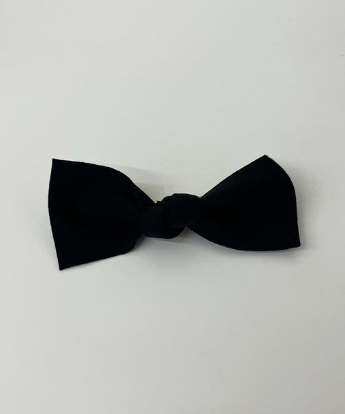 by muni:r（バイ ムニール）の「クラシックブラックリボンクリップ（バレッタ/ヘアクリップ・レディース・ブラック・ONE SIZE）」の11枚目の写真