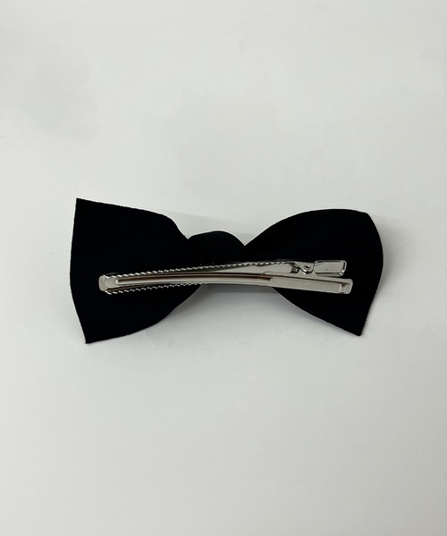 by muni:r（バイ ムニール）の「クラシックブラックリボンクリップ（バレッタ/ヘアクリップ・レディース・ブラック・ONE SIZE）」の12枚目の写真