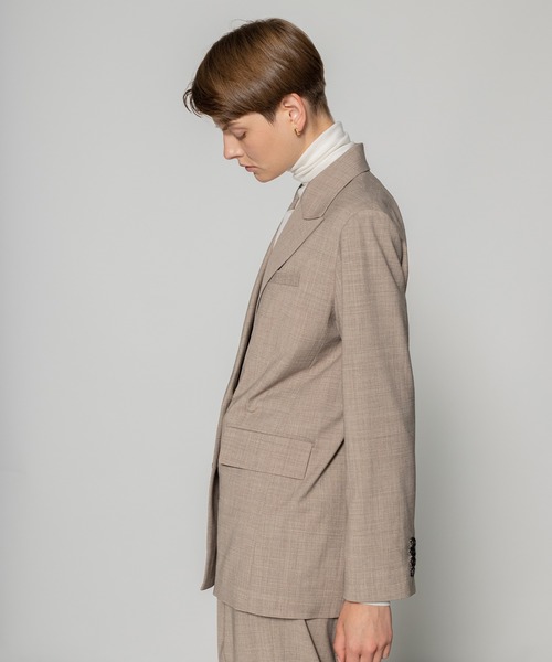 N.O.R.C（ノーク）の「TWダブルジャケット（テーラードジャケット・レディース・モカ/ダークグリーン/ネイビー・S/M）」の20枚目の写真