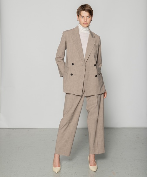 N.O.R.C（ノーク）の「TWダブルジャケット（テーラードジャケット・レディース・モカ/ダークグリーン/ネイビー・S/M）」の21枚目の写真