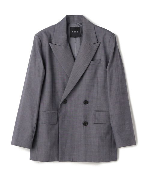 N.O.R.C（ノーク）の「TWダブルジャケット（テーラードジャケット・レディース・モカ/ダークグリーン/ネイビー・S/M）」の6枚目の写真