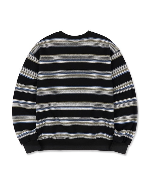 SCULPTOR スウェット　ブラック SCULPTOR（スカルプター）の「Satin Applique Sweatshirt/サテン