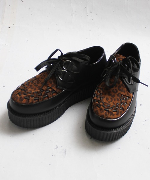 SPINNS(スピンズ)の「PU SHOES RUBBERSOLE(その他シューズ・メンズ・ブラック/ブラック系その他/ブラック×ホワイト・27.0cm/26.0cm)」の1枚目の写真