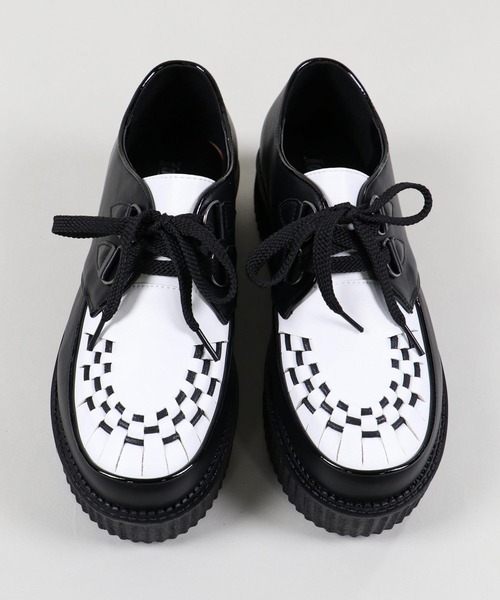 SPINNS(スピンズ)の「PU SHOES RUBBERSOLE(その他シューズ・メンズ・ブラック/ブラック系その他/ブラック×ホワイト・27.0cm/26.0cm)」の9枚目の写真